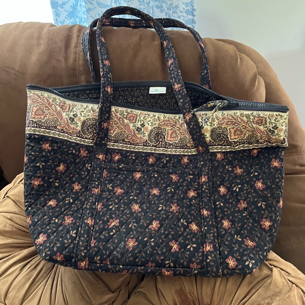 Vera Bradley Floral Patterned Tote Bag and wallet